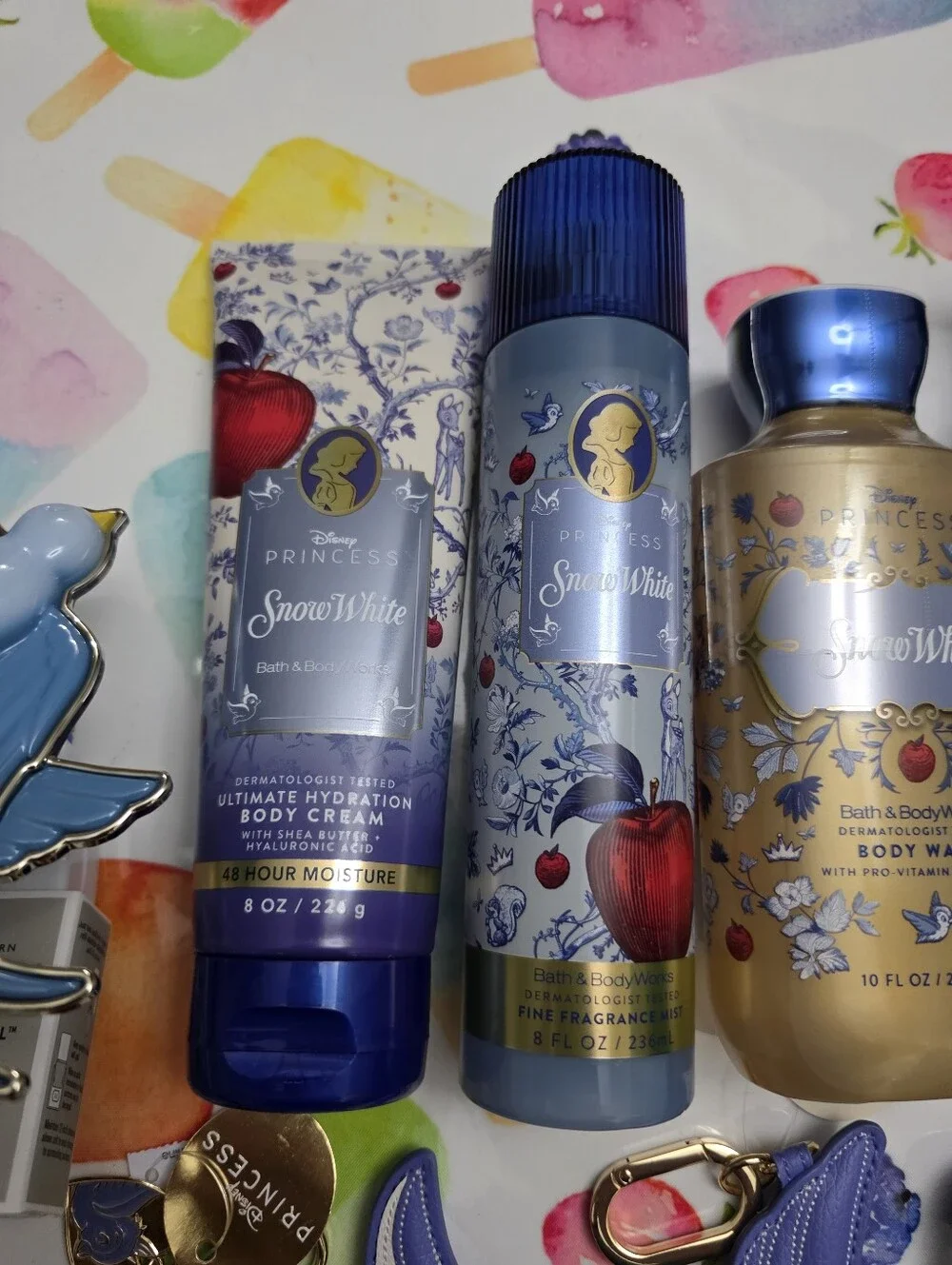Bath & Body Works Snow White 8 Piece Collection Set New RARE
